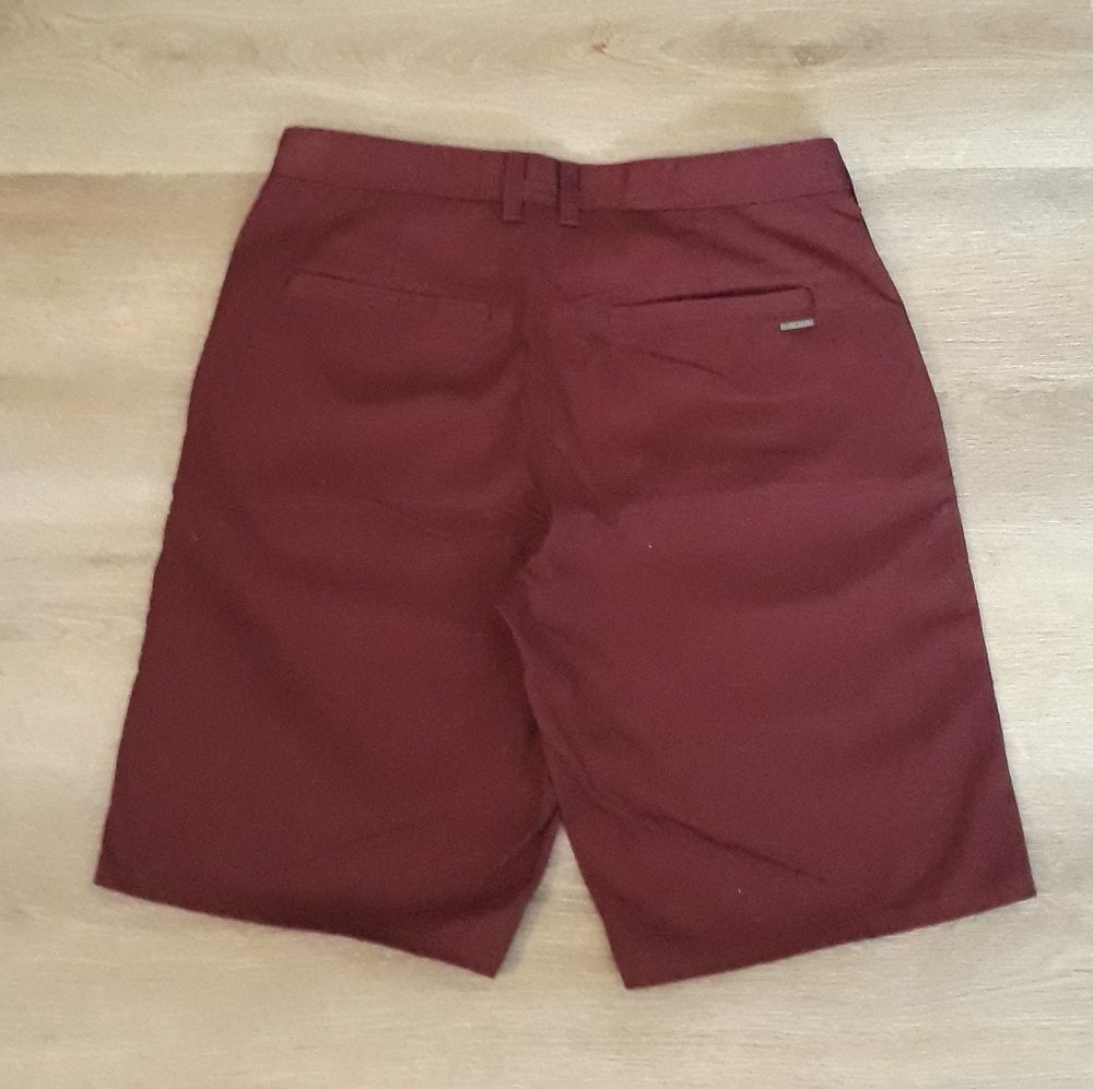 Zumiez FREEWORLD 11" Chino Shorts Burgundy Red -  Size 34 Men's Casual Shorts - Picture 7 of 9